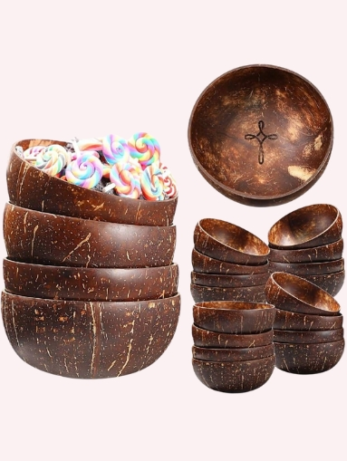 Eco-Friendly Coconut Shell Wooden Bowl – Handmade Sustainable Serving & Decor Bowl Eco-Friendly Coconut Shell Wooden Bowl – Handmade Sustainable Serving & Decor Bowl