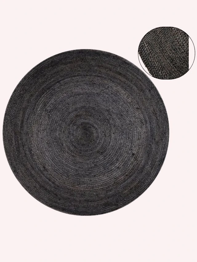 Ferm Living Jute Rug – Eternal Round Natural Woven Eco Floor Décor Ferm Living Jute Rug – Eternal Round Natural Woven Eco Floor Décor