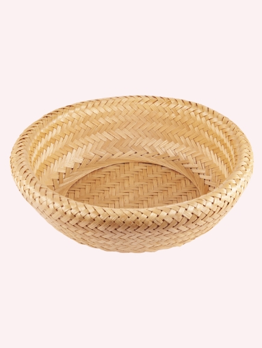 Handcrafted Bamboo Laundry Basket with Lid – Eco-Friendly Clothes Hamper Organizer (1)