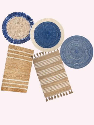 Handmade Jute Placemats – Eco-Friendly Table Mats for Dining & Kitchen Decor