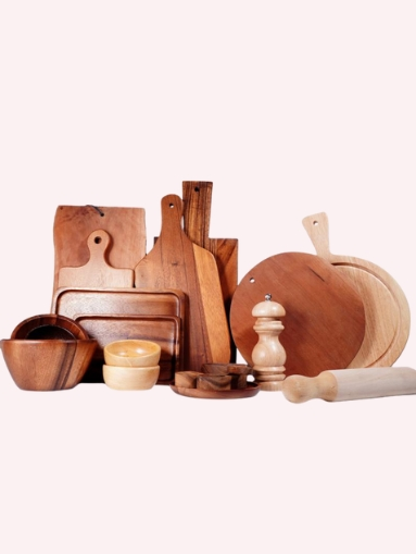 Handmade Wooden Bowl – Eco-Friendly Acacia, Teak & Mango Wood Serving Bowl Handmade Wooden Bowl – Eco-Friendly Acacia, Teak & Mango Wood Serving Bowl