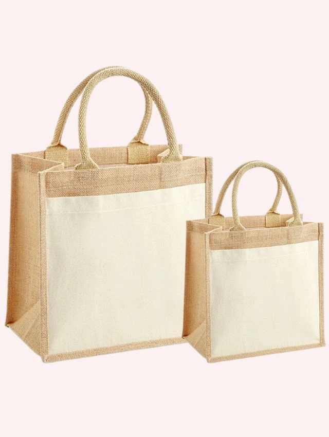 Laminated Jute Tote Bag – Eco-Friendly Reusable Shopping & Gift Bag Laminated Jute Tote Bag – Eco-Friendly Reusable Shopping & Gift Bag