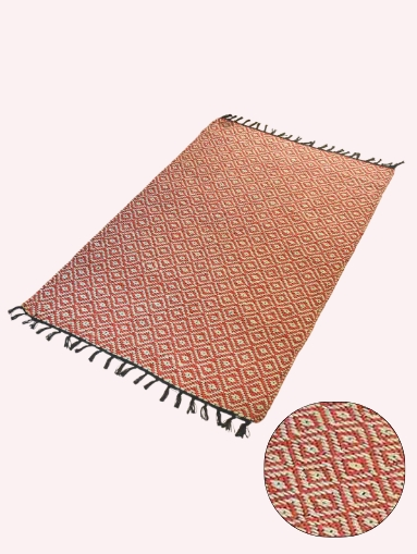 Natural Braided Jute Rug – Handmade Eco-Friendly Carpet