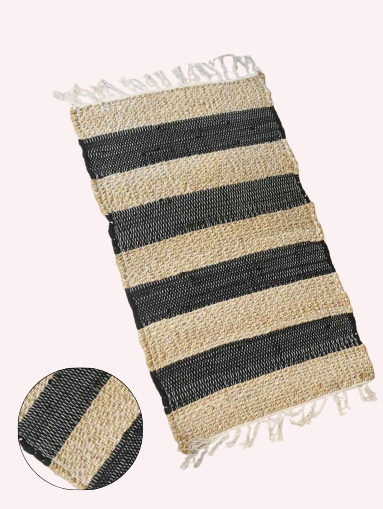Sustainable Jute Area Rug – Handmade Natural Carpet
