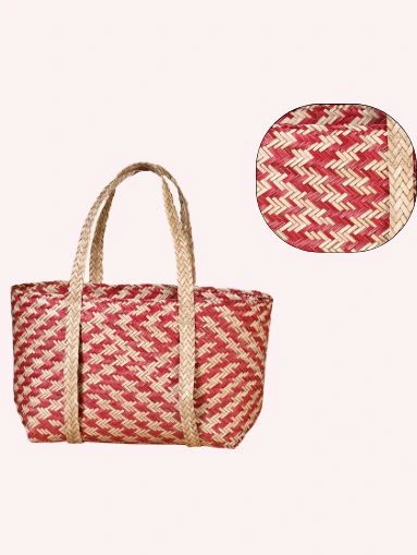 Handwoven Water Hyacinth Tote Bag – Eco-Friendly Natural Wicker Shoulder Basket for Beach, Shopping, and Home Storage Handwoven Water Hyacinth Tote Bag – Eco-Friendly Natural Wicker Shoulder Basket for Beach, Shopping, and Home Storage